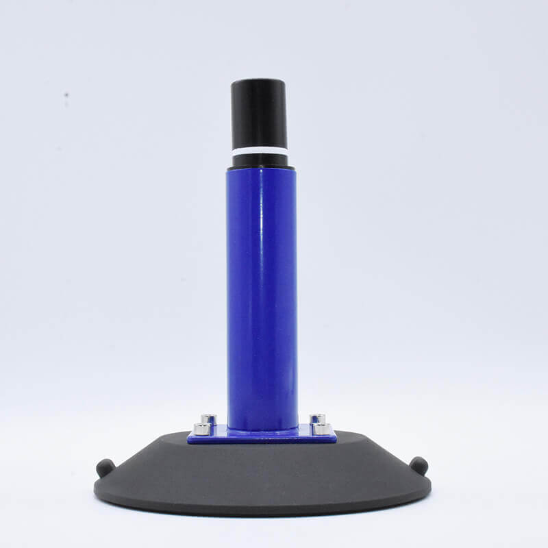 Vertical hand pump suction cup